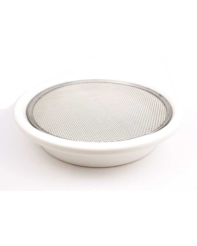 Nakličovacia miska biela s nerezovým sitkom 16 cm